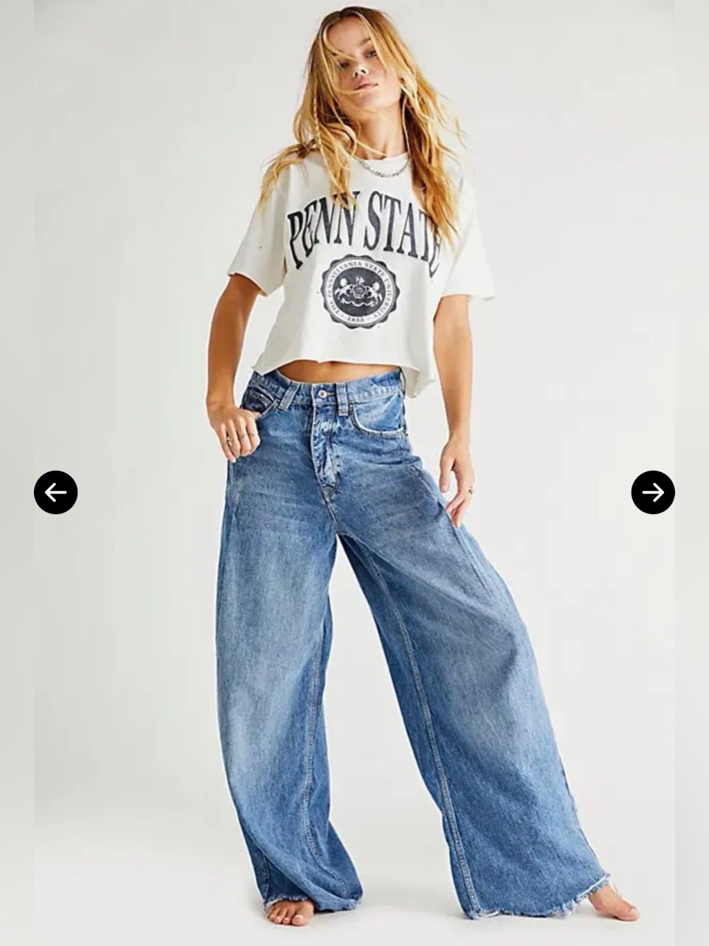 Free People Old West Slouchy Jeans